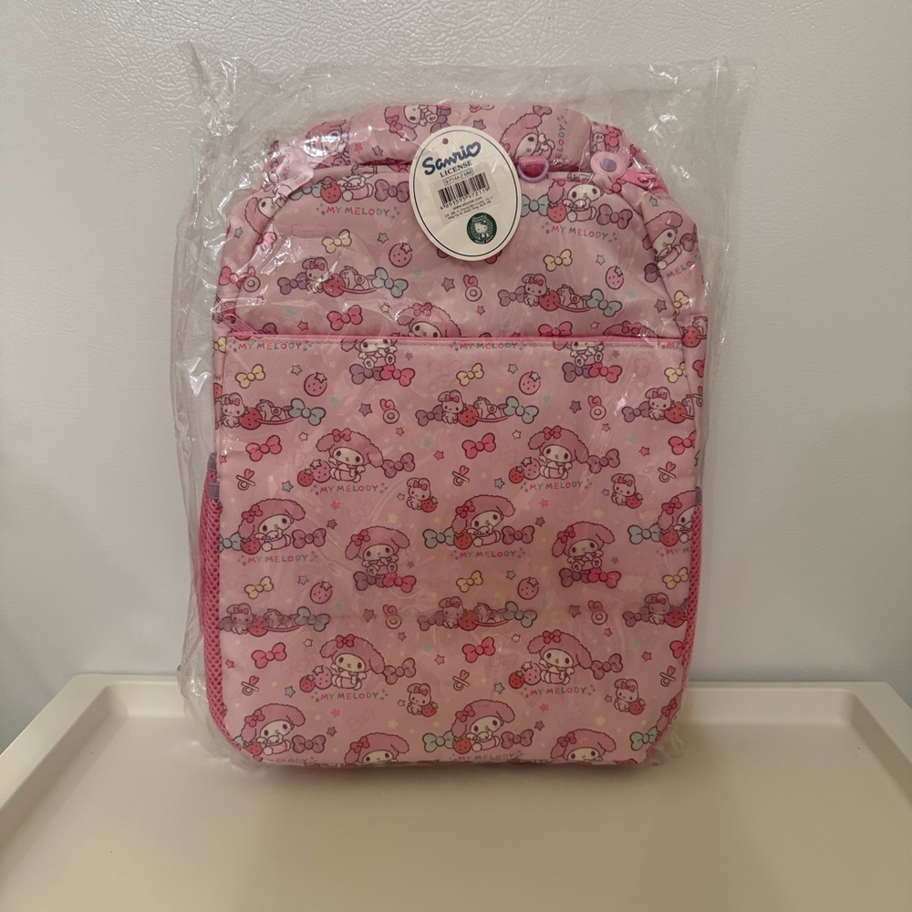 Sanrio My Melody Pink and White Backpack